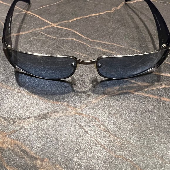 Vintage Versace Blue Sunglasses - Picture 1 of 6